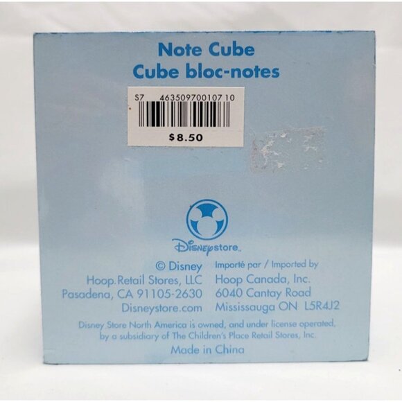 Vintage Disney Store Alice In Wonderland and Cheshire Cat Note Cube NOS - Picture 6 of 6